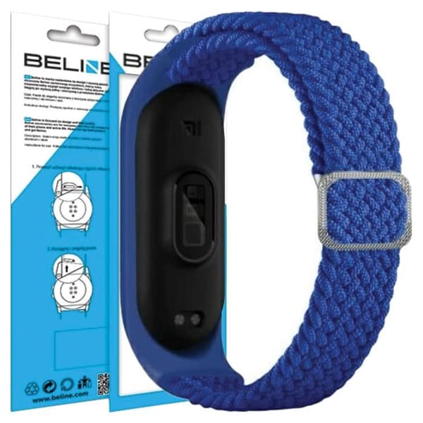 Textilarmband - BELINE - Mi Band 3/4 - Himmelblå - Optimal Komfort - Modern Design
