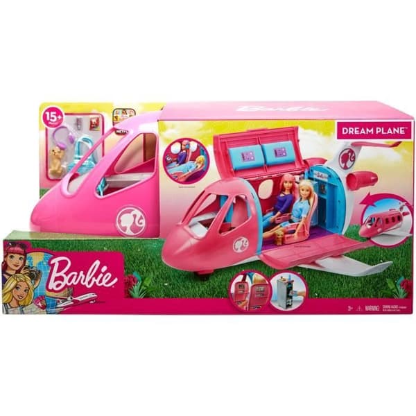 Barbie - Barbies drömplan - Modedockafordon - från 3 år och uppåt GDG76