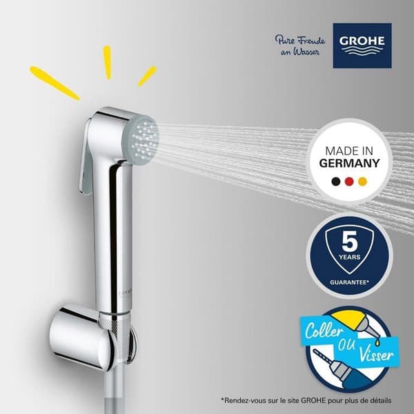 1-stråle duschset med väggfäste GROHE Vitalio Trigger Spray 30 Chrome