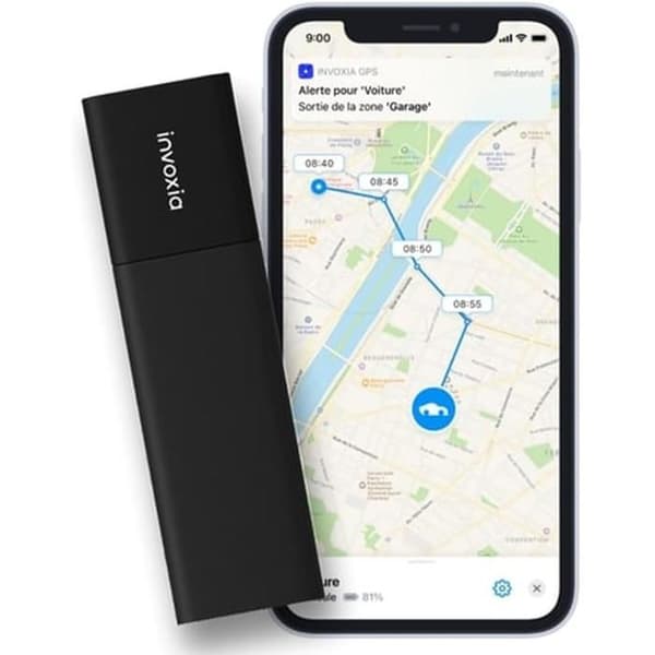 Invoxia Tracker GPS Classic Edition 2026 - Vattentät, Förbättrad Precision, USB-C