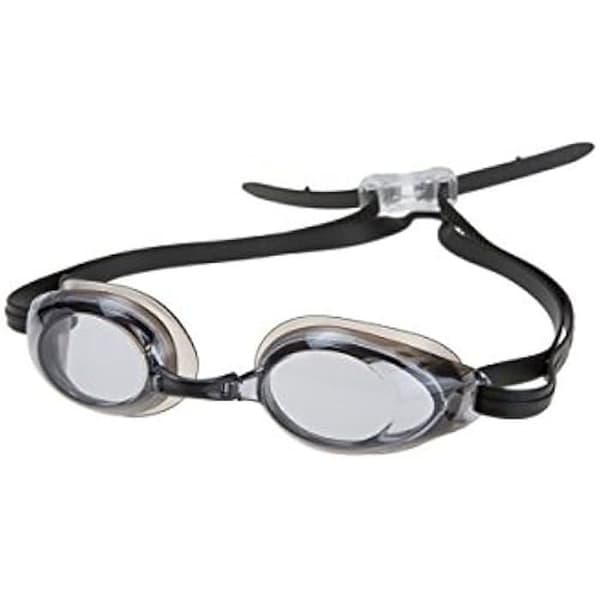Simglasögon - AQUAFEEL - Glide - Svart/rökig - Linser PC - Quick Fit-spänne
