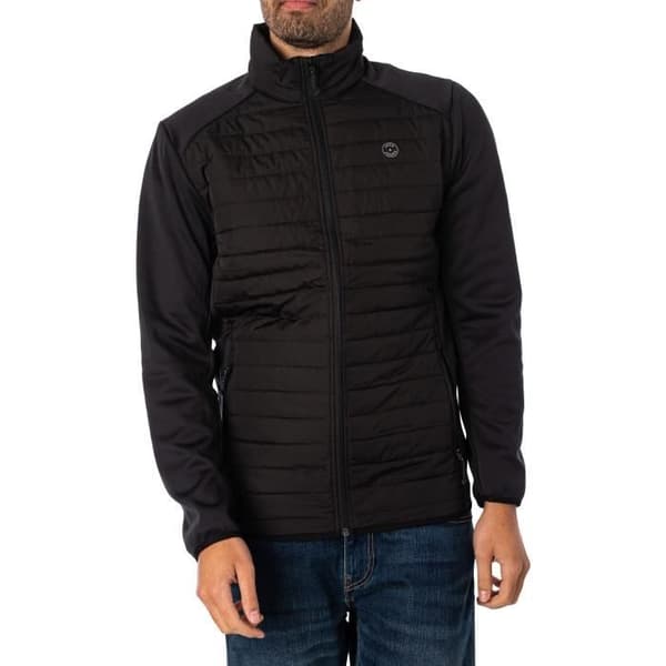 Flerfärgad Vadderad Jacka - Jack & Jones - Herr - Svart