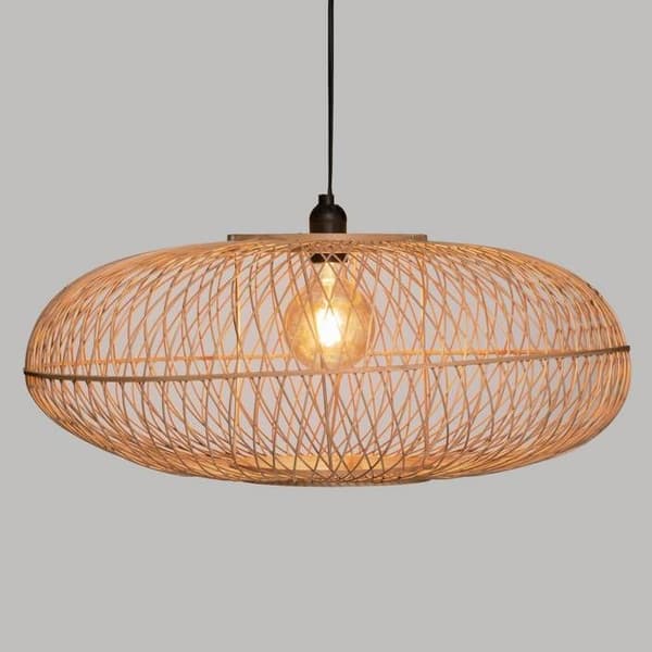 Hänglampa "Loren" bambu D60cm - Atmosphera Inredningsdesigner