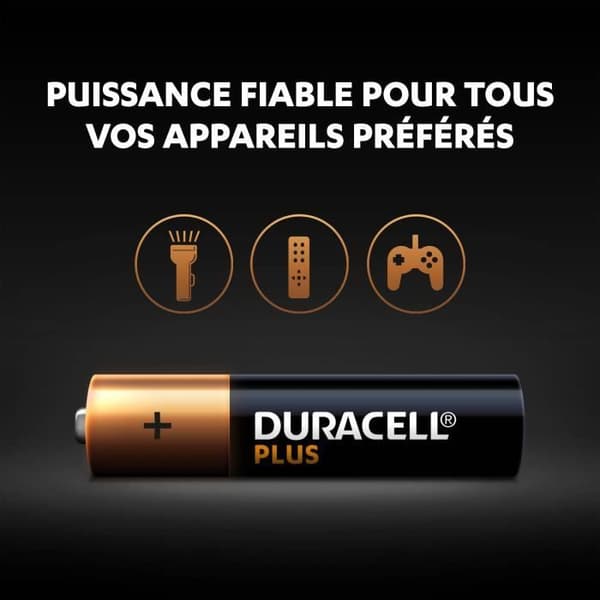 Duracell AAA Plus Power Alkaline Batterier 16 st