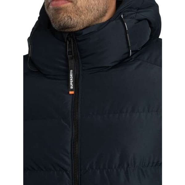 Sportjacka - SUPERDRY - Blå - Huva - Gedd - Herr