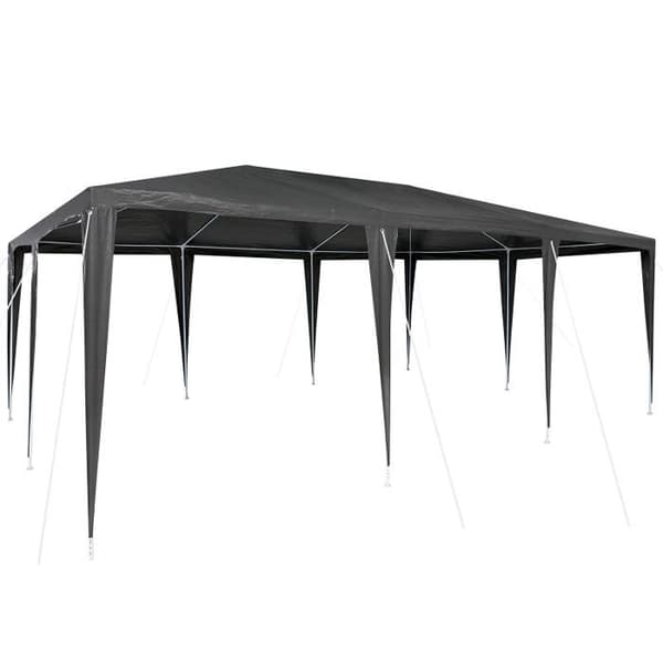 Festtält Anthracit 6x4 m PE