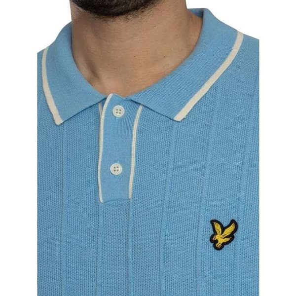 Stickad Polo Med Spetsar - Lyle & Scott