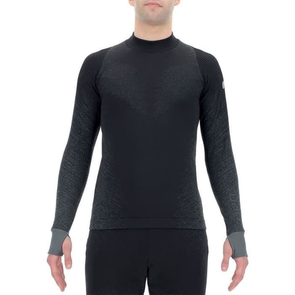 UYN Running EXCELERATION Lång SL.Turtleneck T-shirt Herr, Nuage Noir, m