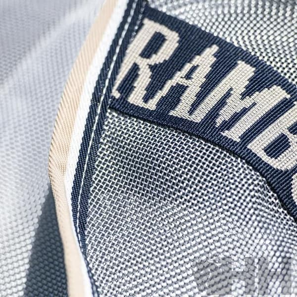 Flugskydd med halsförlängning för häst Rambo Protector Plus - Silver - 140/191 cm