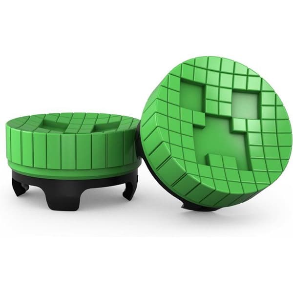 Pack med 2 Minecraft Performance Thumbsticks - STEELSERIES - KontrolFreek - Creeper Edition - För PS5|PS4 kontroller - Grön