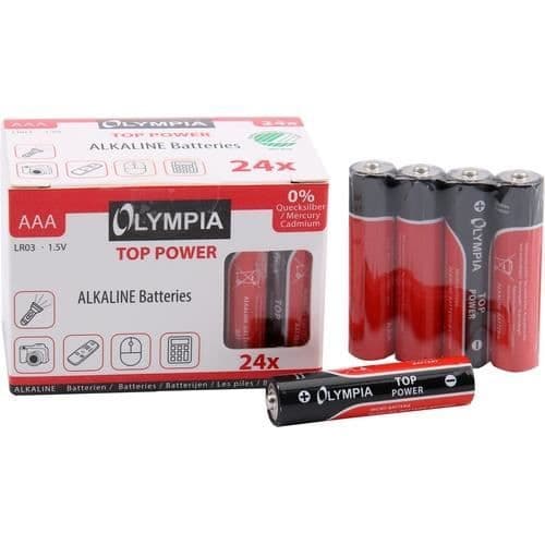 OLYMPIA 40180 AAA ALKALINT BATTERI