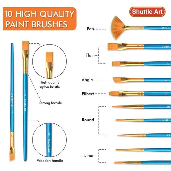 Shuttle art paint set - SA WP48+10 UPC