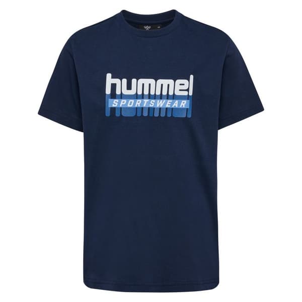 T-shirt barn Hummel Tukas - black iris 2
