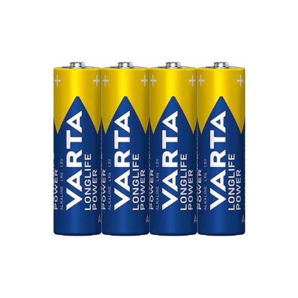 Varta Alkali högenergi AA-batterier 4x (pack med 10)