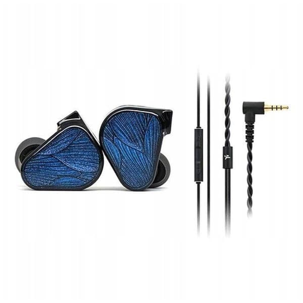 In-ear hörlurar - TRUTHHEAR - ZERO BLUE2 MIC - dubbel dynamisk transducer - inbyggd mikrofon - blå