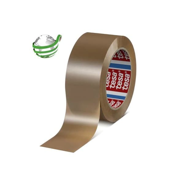 Förpackningstejp - Tesa - 6-pack - Stark vidhäftning - Olöslig - Brun