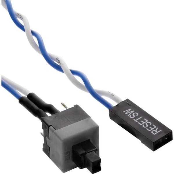 InLine® Strom Reset-Taster, med kabel, 0,3m