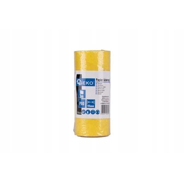 Sandpapper - rulle 115 mm x 3 m P80 (100)