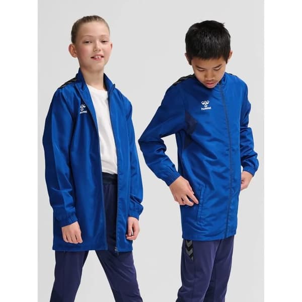 Huvtröja med dragkedja barn Hummel Authentic - true blue