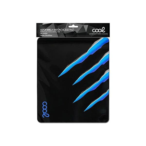 Musmatta - Cool - Gaming - Blå - Antisk slip - Medium storlek