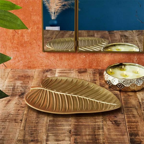 Vide Poche - Hemdekorfabrik - Guldblad - Chic - Guld