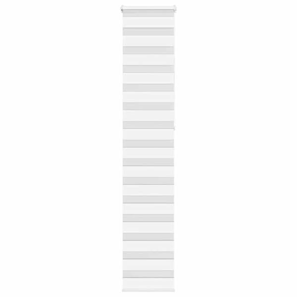 vidaXL Store zebran vit 40x230 cm tygbredd 35,9 cm polyester 4014795