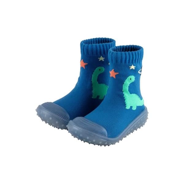 Äventyrssockor med gummisula barn Sterntaler Dino