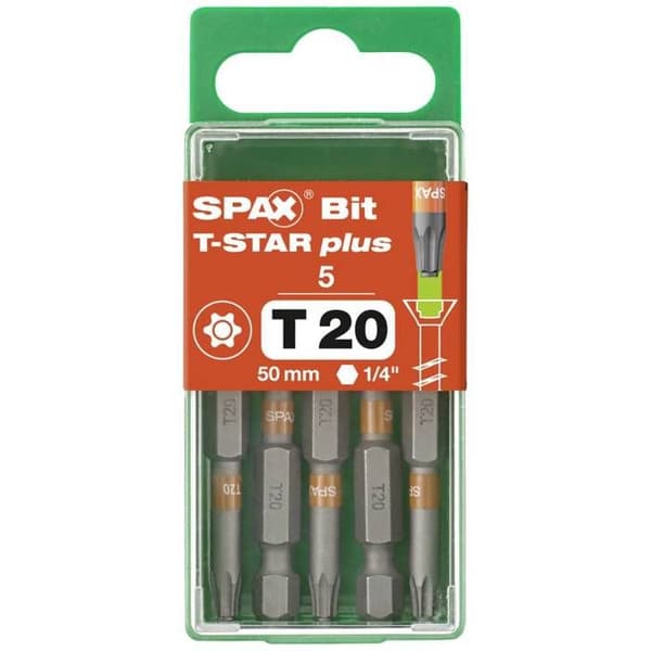 SPAX 5000009193209 Hexagonbit T 20 5 st.
