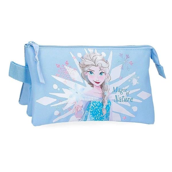 Makeupväska - DISNEY - 2944321 - Blå - Polyester - Tredelad fack