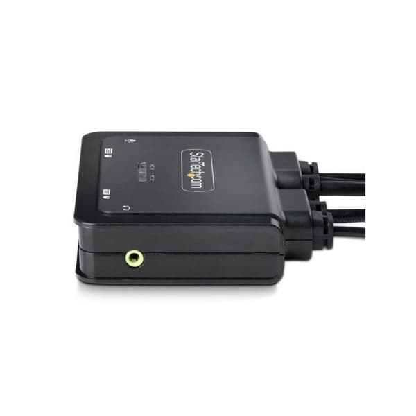 Hybrid USB-C DisplayPort KVM-switch 2 portar 4K 60Hz - STARTECH.COM