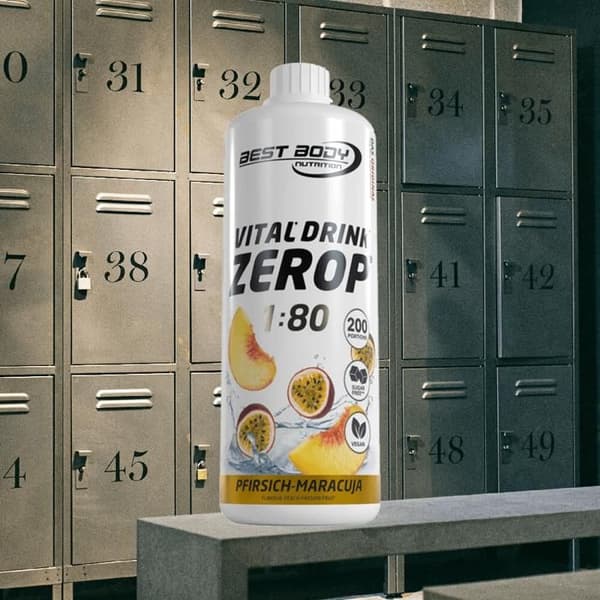 Low Carb Vital Drink - 1000 ml - Perzik maracunja