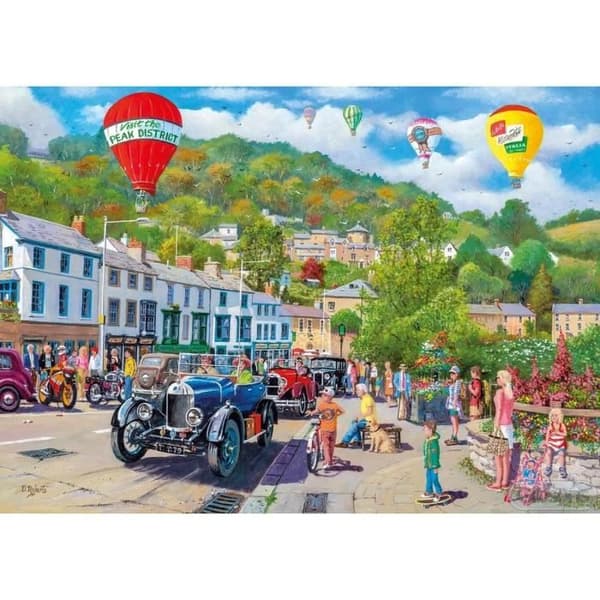 Pussel 500 bitar: Matlock Bath Enfärgad