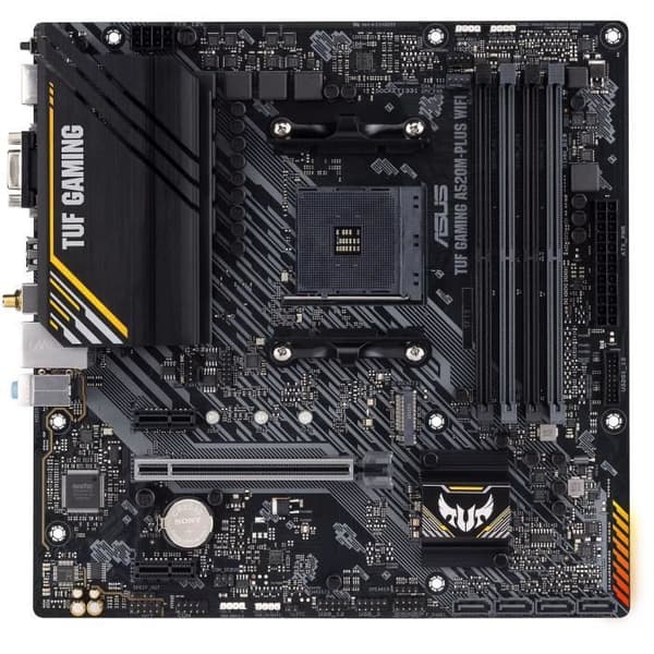 Moderkort - ASUS - TUF GAMING A520M-PLUS WIFI - AMD A520 - AM4 micro ATX plats
