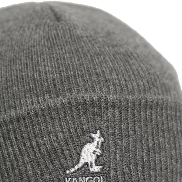 Kangol Acrylic Cuff Pull-on Beanie - Grå (Mörk Flanell) - Unisex