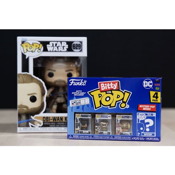 Figurine Bitty Pop! | Dc Comics | S1 Paket med 4 1 slumpmässig