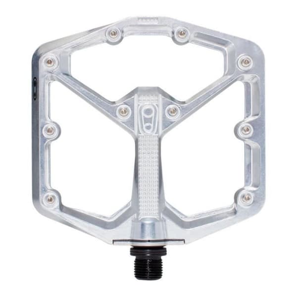 CRANKBROTHERS Stamp 7 pedaler - polerat silver - storlek S
