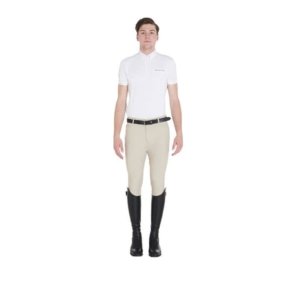 Tävling ridbyxor mid grip Equestro Caspar Light
