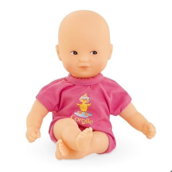 min första rosa baddocka