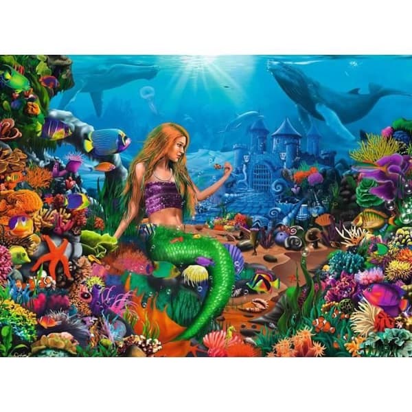 Ravensburger Kinderpuzzel 200 XXL De koningin van de zee