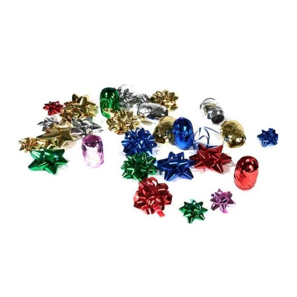 Dekoration - BOLDUCS - X4 - 10M x 5MM - 3 Stjärnor - D8.5CM