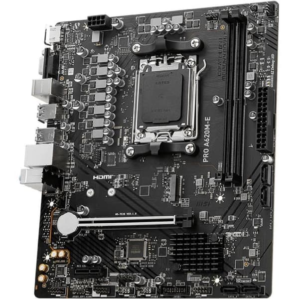 Moderkort - MSI - PRO A620M-E - AM5 - DDR5 - 96 GB max