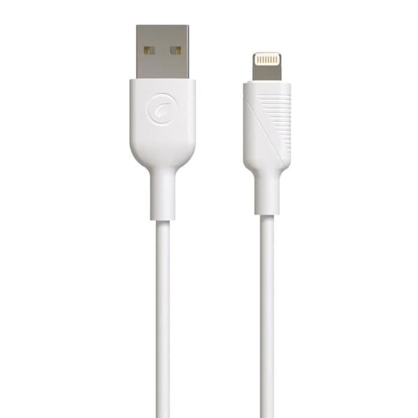 MUVIT FOR CHANGE USB A / Lightning MFi Kabel - 1,2 m - Vit