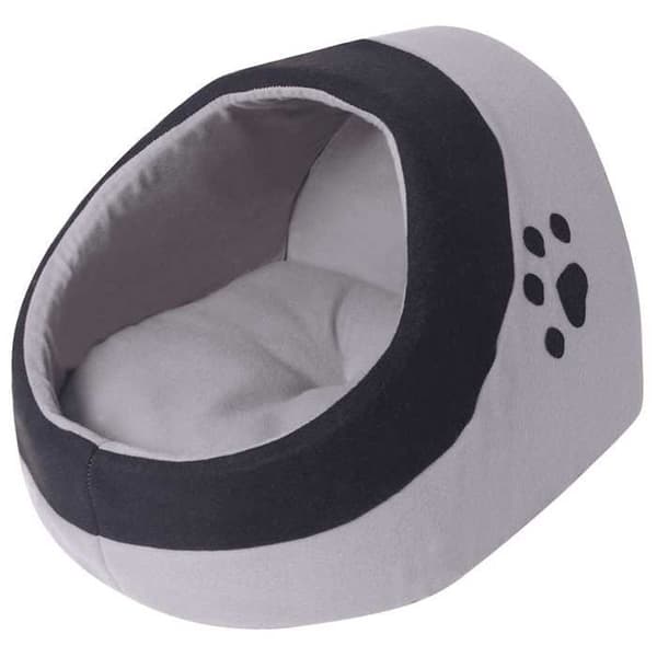 vidaXL Cat Bed Grå och Svart L