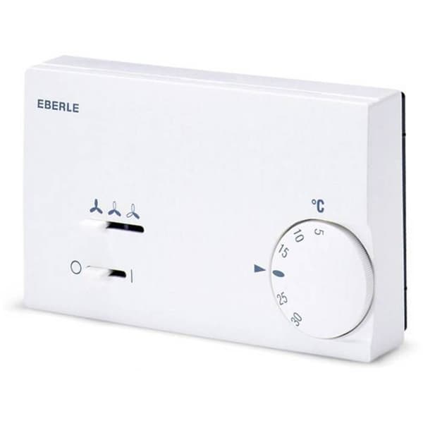 Rumstermostat - EBERLE - KLR-E 7009 - Ytmontering - Temperaturområde 5-30°C - Mekanisk