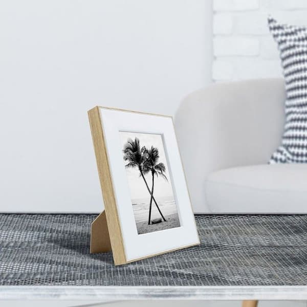Ramar - NEWTON - 10 x 15 cm - Trä och vit - Rektangulär