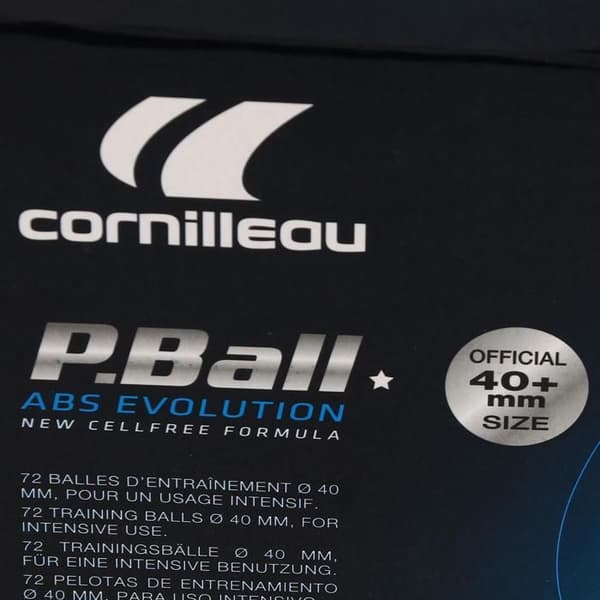 Bordtennisbollar - Cornilleau - ABS Evolution - 72 st - Plast - 40 mm
