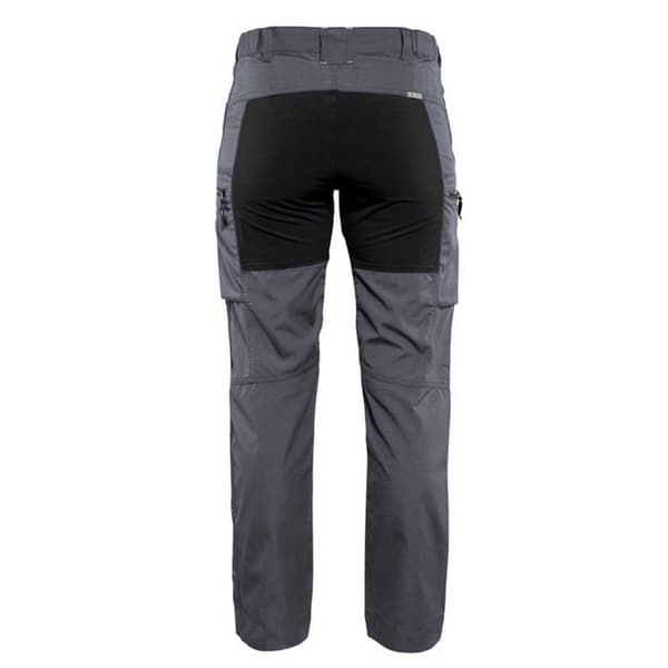 Arbetsbyxor stretch dam Blaklader polycotton - Grå / Svart