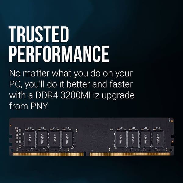Minne modul - PNY - MD8GSD43200-SB - DDR4 - 3200MHz - 8Go