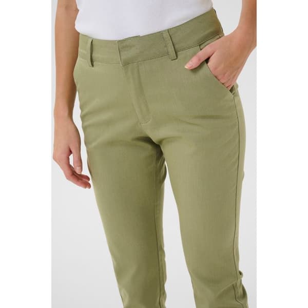 Kvinnor Pantalon KAFFE Lea Capri