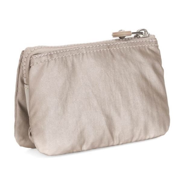 Kipling Beige Myntväska för Dam - Basic Plus Creativity Purse S Metallic Glow 91717